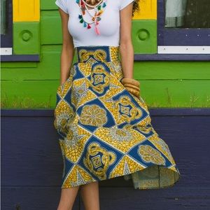 Lucy skirt in tiki batik NEW 12